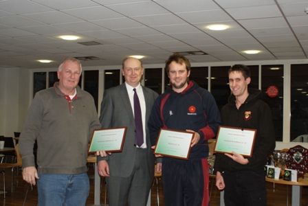 Fareham & Crofton A, Havant A, Sarisbury Athletic A - Senior Sporting and Efficiency Trophy winners