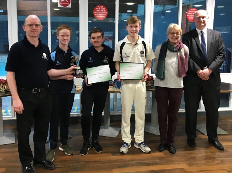 Hambledon A Under-16 and Hambledon Sharks Under-13 (shared) - Colts Sporting and Efficiency Trophy winners